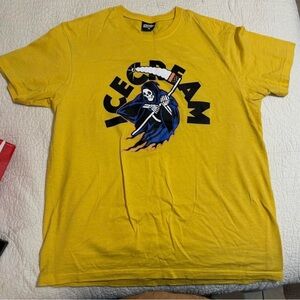 Rare Ice Cream Yellow Grim Reaper Shirt Men’s XL